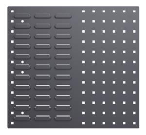 Bott cubio Combination panel 495mm wde x 457mm high. 1/2 perforated (square hole) panel for use with tool hooks and 1/2 louvre panel for use with plastic containers.... Bott Combination Panels | Perfo Shadow Boards | Louvre Panels